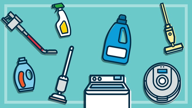 illustration_of_several_cleaning_products